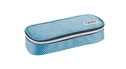 Picture of BIG OVAL POUCH SPOTTED BLUE